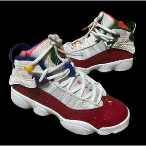 AIR  JORDAN 6 RINGS MULTIPLE COLOR,  RETRO SIZE 4 Y